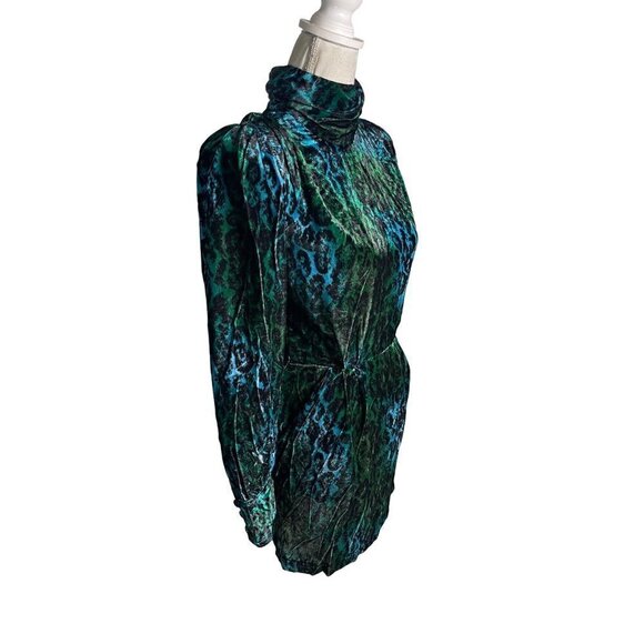 ronny kobo green velvet dress Tilly Dress XL / Military Green main image 1